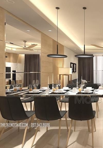 Thiết kế nội thất căn hộ hiện đại tại chung cư Mandarin Garden 2 tại Tân Mai - Anh Đức